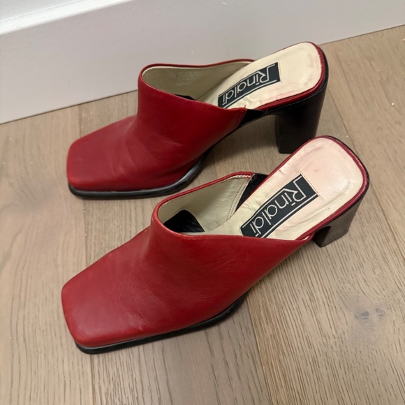 Rinaldi leather heeled mule - Picture 5 of 6